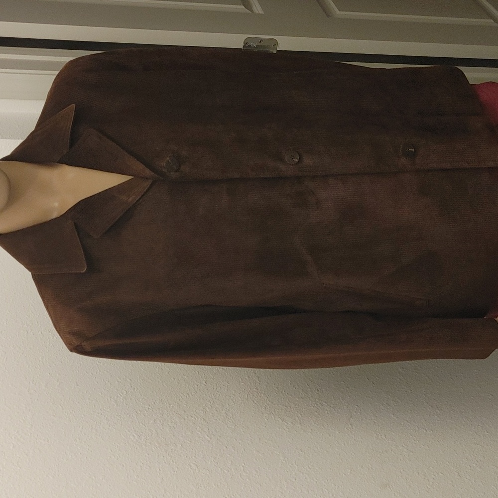 Cole Haan Brown Suede/ Corduroy Jacket